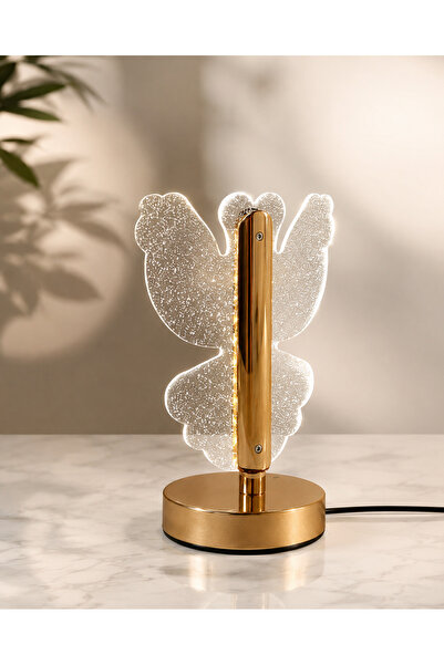 TrentonGCC Modern Gold Crystal Table Lamp – Luxury LED Decorative Bedside Lam...
