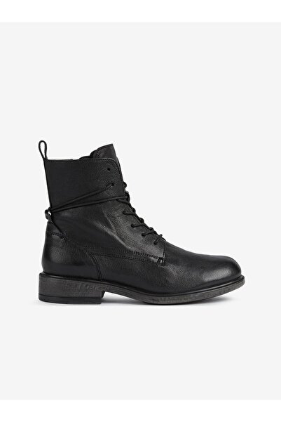 Geox Ghete negre de damă din piele Catria