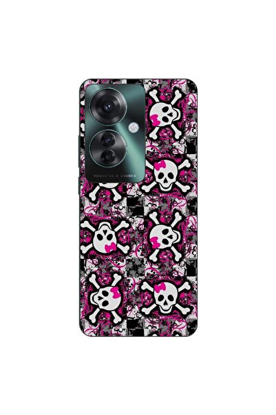 OEM Θήκη συμβατή με Oppo Reno11 F 5G Σιλικόνης TPU με σχέδιο Pop Art Σκελετός