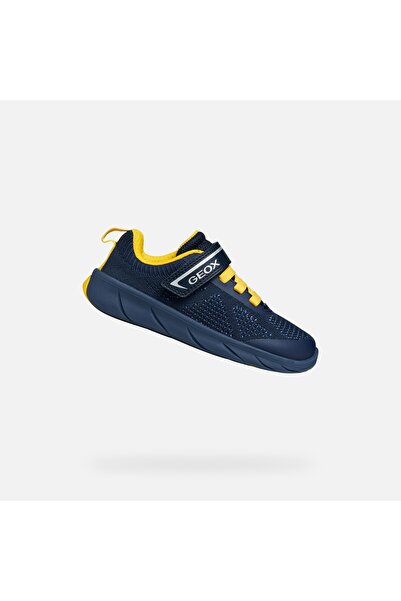 Geox Foot-run - Adidași Barefoot pentru băieți, Albastru închis