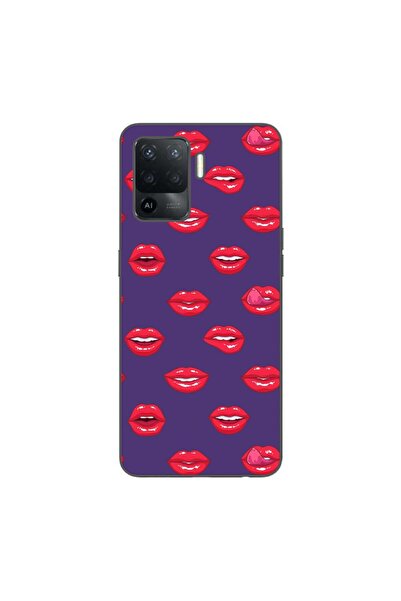 OEM Husa compatibila cu Oppo Reno5 Lite Silicon Gel Tpu Model Buze Pattern