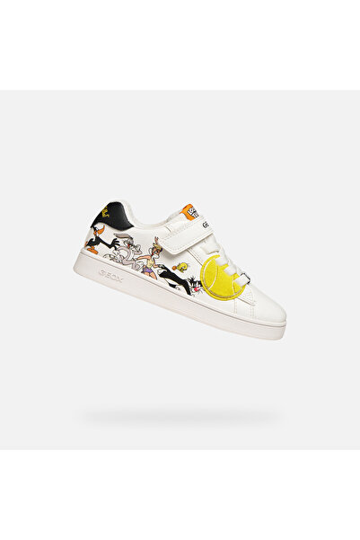 Geox Adidași albi pentru băieți Eclyper