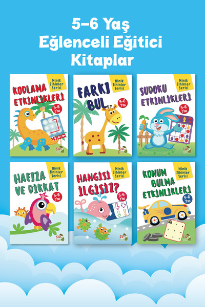 Espri Toys 5-6 Yaş Eğlenceli Eğitici Kitaplar