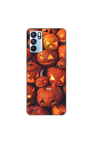 OEM Husa compatibila cu Oppo Reno6 5G Silicon Gel Tpu Model Halloween Dovleci...