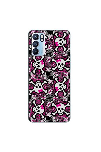 OEM Husa compatibila cu Oppo Reno6 5G Silicon Gel Tpu Model Pop Art Skeleton