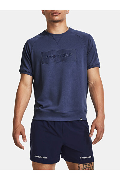 Under Armour Mikina Pjt Rock Terry Gym Top-Albastru