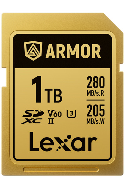 Lexar ARMOR Gold LSDAMGL001T-RNNNG 1TB SDXC UHS-II U3 ​ ​ V60 Неръждаема стом...