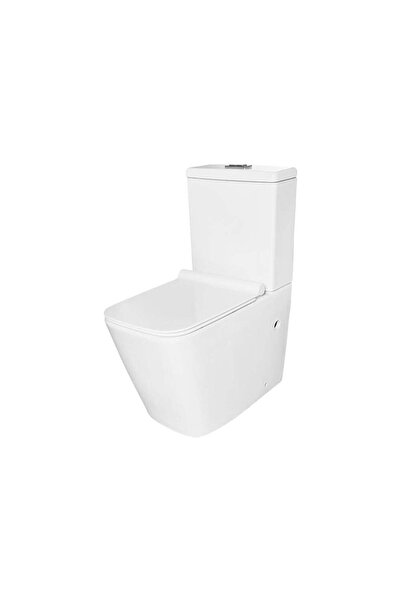 Casa Stile Vas WC cu rezervor T2066 patrat, capac duroplast cu inchidere lent...