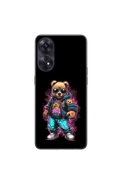 OEM Θήκη συμβατή με Oppo Reno8 T 4G Σιλικόνης Τζελ TPU Μοντέλο Αρκούδα Cool Μ...