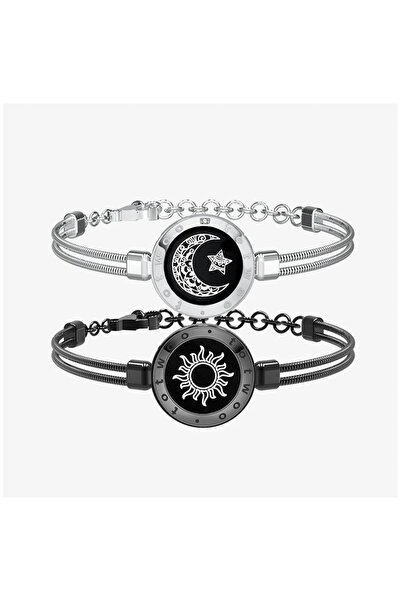 Totwoo Long Distance Touch Bracelets for Couples, Vibration & Light up for Lo...