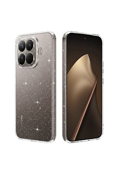 DAMUR Husă Glitter Spark pentru Xiaomi 15T Pro, Silicon flexibil, Design cu s...