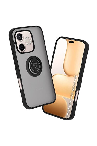 DAMUR TPU защитен калъф с пръстен за Honor 600 Lite, Магнитен пръстен, Устойч...