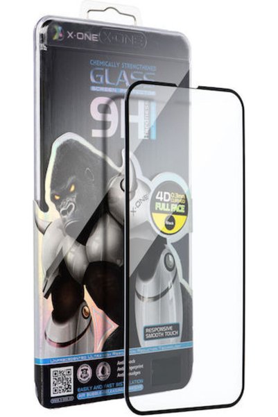 X-One Πλήρες Σκληρυμένο Γυαλί Μαύρο (Galaxy S24 FE)
