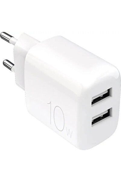 Puro Φορτιστής Χωρίς Καλώδιο με 2 Θύρες USB-A 10W Λευκό (Prolite)