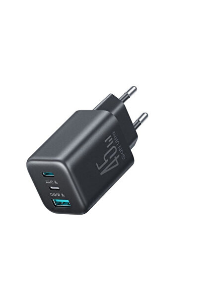 Joyroom Ασύρματος φορτιστής GaN με θύρα USB-A και 2 θύρες USB-C 45W Μαύρο (JR...