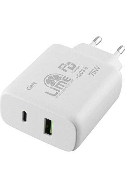 Lime&co Lime Lime GaN Ασύρματος Φορτιστής με Θύρες Εξόδου USB-A και USB-C, Πα...