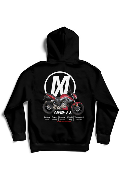 Turkish Riders Drift L 125 Red / Hoodie