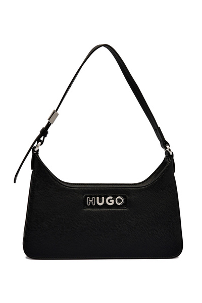 HUGO Siyah Kadın Omuz Çantası Mel 2.0 Sh. Bag Flat