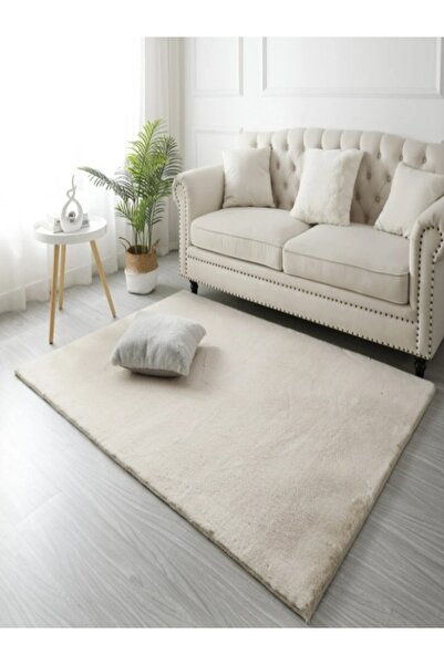 DeltaDesign Covor Blanita Living/Dormitor, Antiderapant, Soft LOP 050, Crem