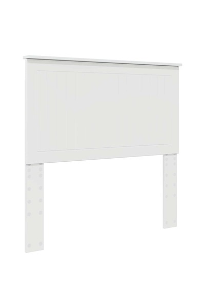 vidaxl Tăblie cap cu headboard Alb Lucios 100 cm Lemn compozit