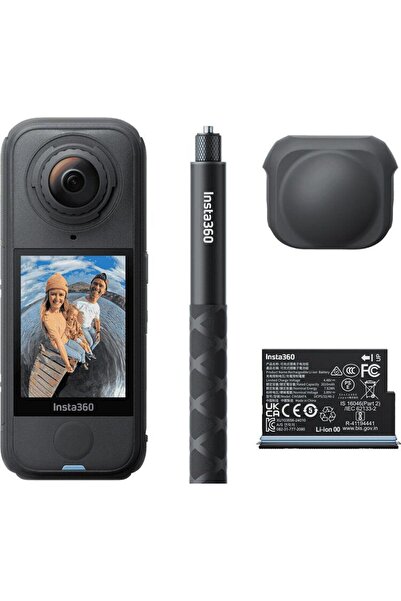 Insta360 X4 Air Starter Bundle Action Camera, 8K 30FPS, 29MP, 360, Wi-Fi, Blu...