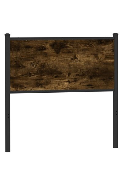 vidaxl Replacement headboard, smoked oak, 75 cm, engineered wood and steel