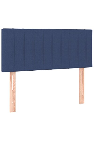 vidaxl Tăblie de pat, albastru, 100x5x78/88 cm, textil