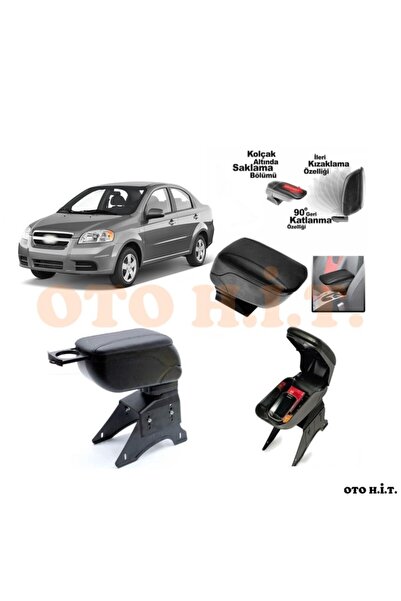 OTO H.İ.T. CHEVROLET AVEO SEDAN Uyumlu Kol Dayama Ve Kolçak Sürgülü Bardaklık...