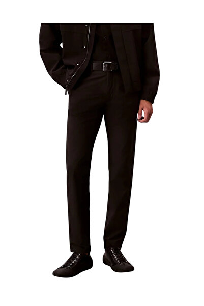 Calvin Klein Ανδρικό Slim Παντελόνι Μαύρο LV04LB610G-UB1