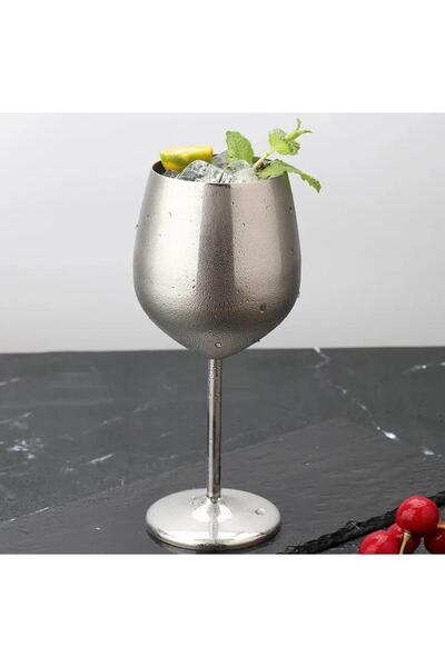 Globy Gümüş Şarap Bardağı 500 ml
