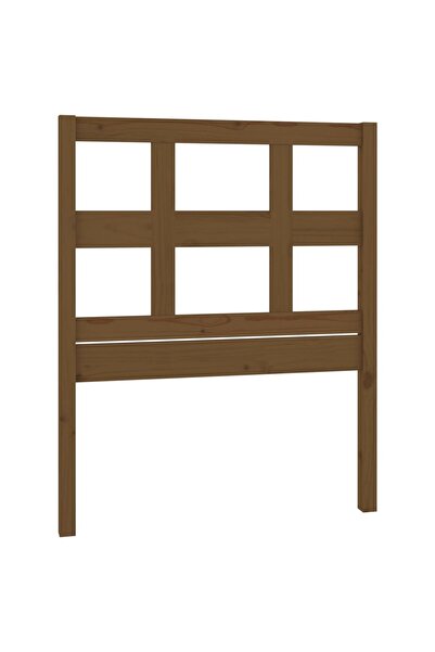 vidaxl Tăblie de pat, maro miere, 105,5x4x100 cm, lemn masiv de pin