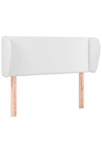 vidaxl White headboard with wings 103x23x78/88 cm eco- Leather