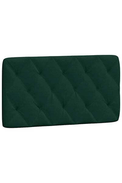 vidaxl Pernă tăblie de pat, verde, 100 cm, catifea