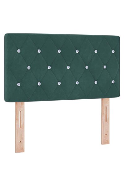 vidaxl LED signboard with LED strip lights Dark green 80 cm Polyester