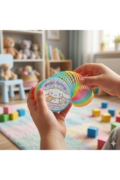 Kuzey Tacı 12'li Sanrio Karakterli Işıklı Sihirli Stres Yayı Seti Hello Kitty...