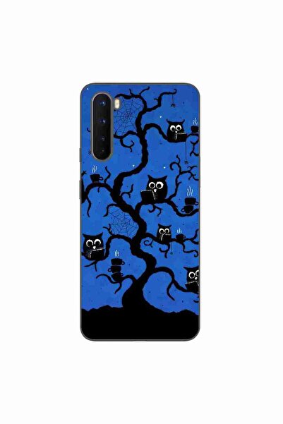 OEM Husa compatibila cu OnePlus Nord Silicon Gel Tpu Model Halloween Tree Owls