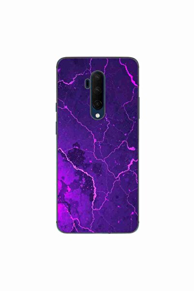 OEM Husa compatibila cu OnePlus 7T Pro Silicon Gel Tpu Model Ultraviolet Marb...