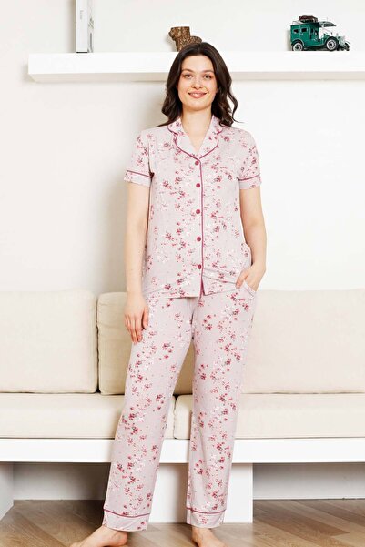 Arya Nisa Kids Front Buttoned Short Sleeve Lycra 100% Cotton Pajama Set Lycra...