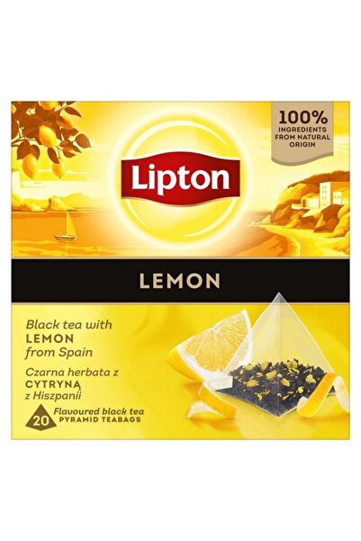 Lipton Ceai Negru de Lamaie 20 plicuri/cutie, 34 g