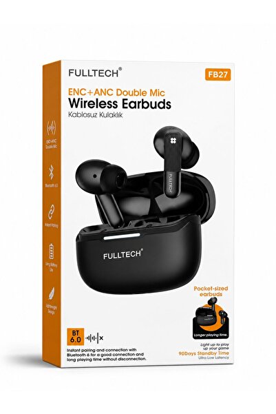 TEKNOFY FULLTECH TWS Earbuds Aktif Gürültü Engelleme Bluetooth Kulaklık