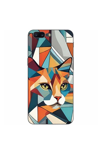 OEM Θήκη συμβατή με OnePlus 5 από σιλικόνη gel TPU με σχέδιο κυβικής τέχνης γ...