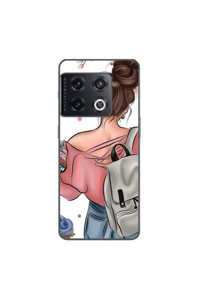 OEM Husa compatibila cu OnePlus 10 Pro Silicon Gel Tpu Model Girl Fashion School