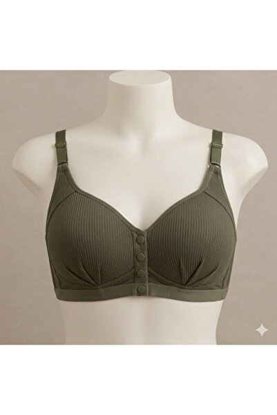 MODA Front Snap (Buttoned) Mesh Bra