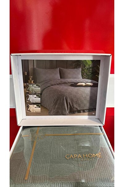 Çapa Home TEK KİŞİLİK PREMİUM KALİTE ÇOK AMAÇLI PİKE ÇARŞAF VE TEK YASTIK KIL...
