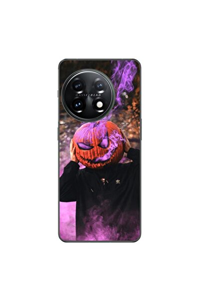 OEM Case compatible with OnePlus 11 Silicone Gel Tpu Pattern Halloween Pumpki...