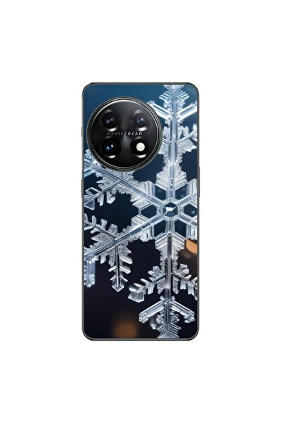 OEM Husa compatibila cu OnePlus 11 Silicon Gel Tpu Model Big Snowflake