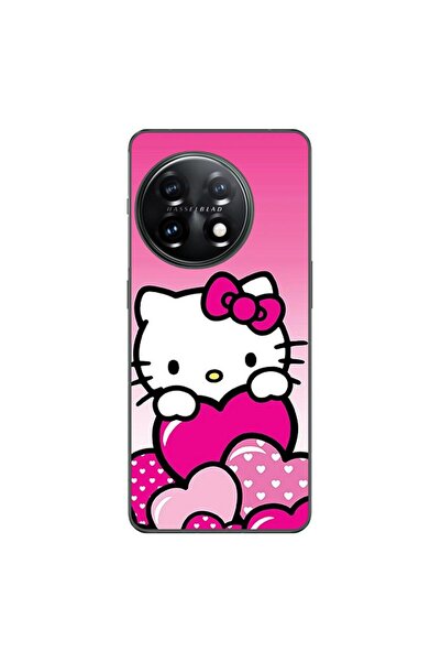 OEM Husa compatibila cu OnePlus 12 Silicon Gel Tpu Model Hello Kitty Pink Hearts