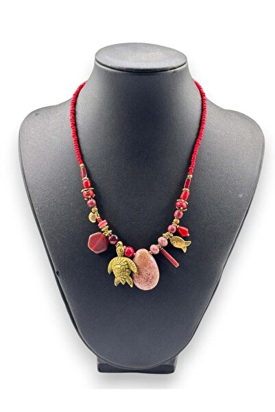 Bozhi Necklace Glass Beads Luminous Style