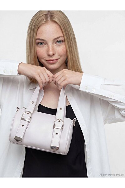 LC Waikiki Lcw Accessories Buckle Detailed Leather Look Women's Shoulder Bag