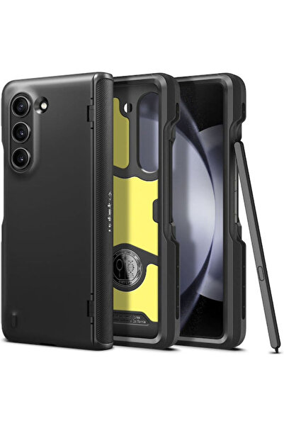 Spigen Slim Armor Pro Έκδοση Στυλό Πίσω Κάλυμμα Πλαστικό 2mm Μαύρο (Galaxy Z ...